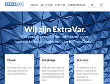Tablet Screenshot of extravar.com
